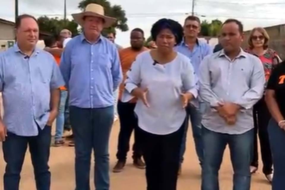 Emenda de R$ 400 mil encaminhada por Sílvia Cristina garante asfalto, calçada e meio-fio a Cujubim