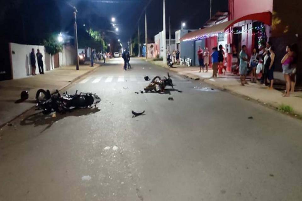 Motociclista morre após colisão entre motos em avenida de Vilhena