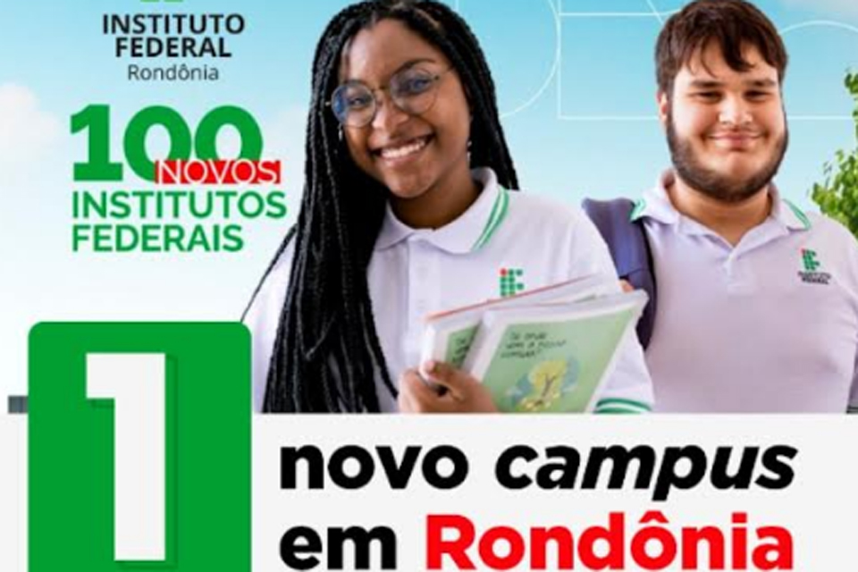 Instituto Federal de Educação-IFRO contará com novo campus em Buritis