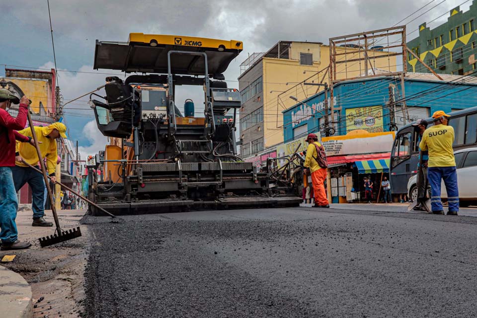 Prefeitura de Porto Velho inicia recapeamento da avenida Sete de Setembro