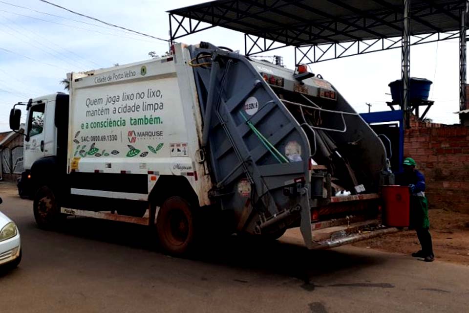 Prefeitura de Porto Velho mantém cronograma de coleta de lixo na capital, mesmo na pandemia