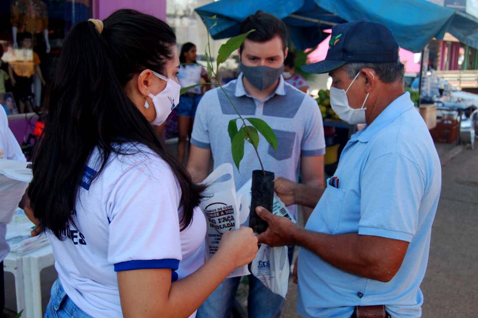 Na Semana do Meio Ambiente, Sedam distribui mudas nativas para população do Vale do Guaporé