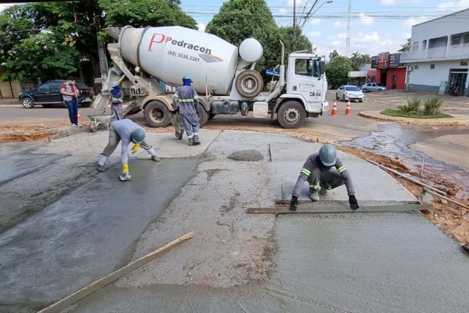 Calçadas Livres: Obras de padronização de calçadas no município avançam