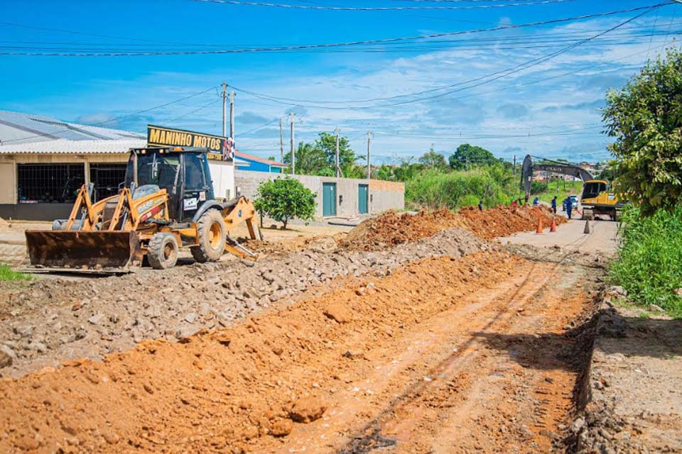 Prefeitura de Ji-Paraná inicia obras de drenagem na rua Rondônia