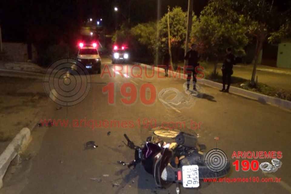 Motociclista morre ao colidir em traseira de caminhão em Ariquemes