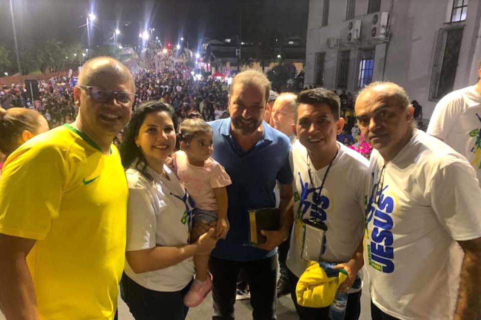 Deputada Federal CristianeLopes participa da Marcha para Jesus 2023 em Porto Velho