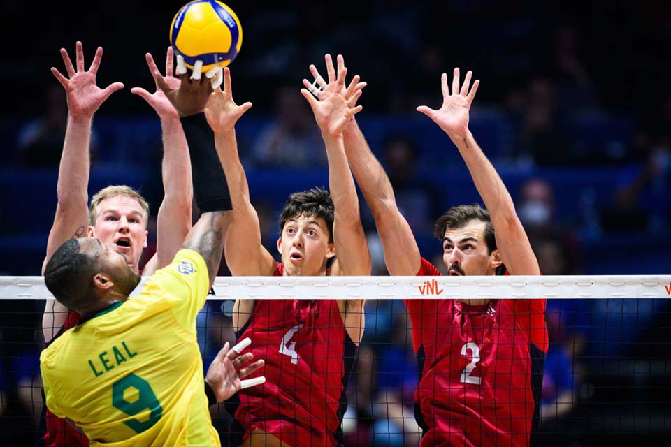 Seleção masculina leva virada dos EUA e se despede da Liga das Nações