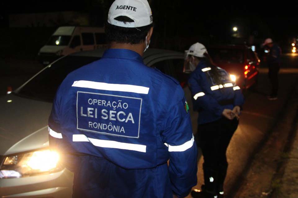 Cerca de 50 motoristas são detidos durante operações Lei Seca em Rondônia; 1.369 veículos foram abordados durante todo o período