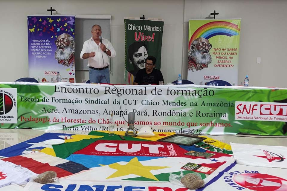 Central Única dos Trabalhadores de Rondônia-CUT realiza abertura do primeiro Encontro Regional de Formação Sindical