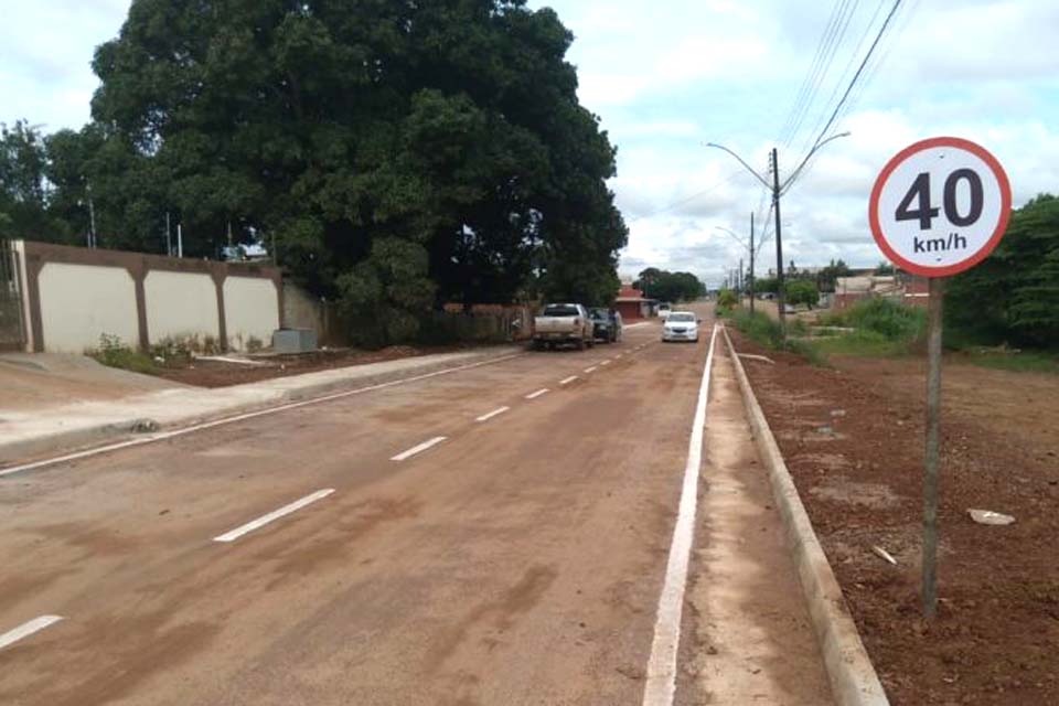 Concluída pavimentação asfáltica na Avenida Maceió entre as ruas Rio Verde e Carlos Alves de Freitas