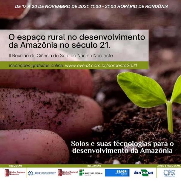 Inscrições abertas para evento sobre o espaço rural no desenvolvimento da Amazônia no século 21