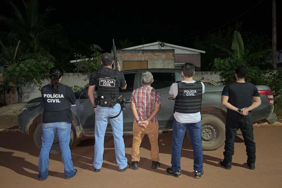 Polícia Civil prende suspeito de assassinato em São Francisco do Guaporé