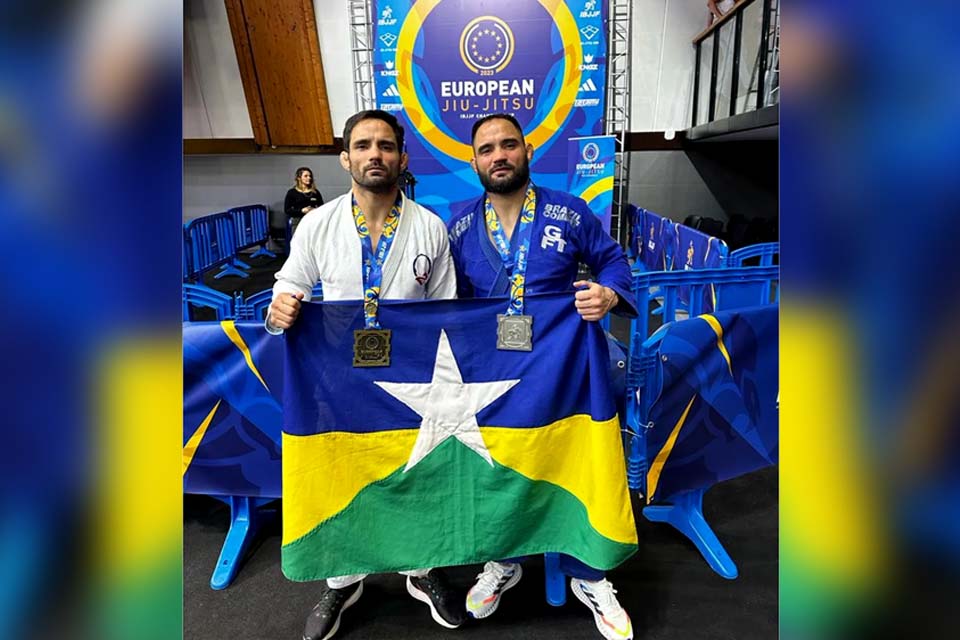 Em tatames europeus, irmãos Olímpio sobem ao pódio em Paris no europeu de Jiu-Jitsu