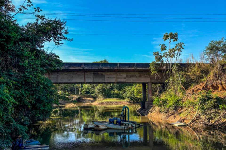 Rio Palmeira é o principal ponto de captação da Caerd em Espigão do Oeste