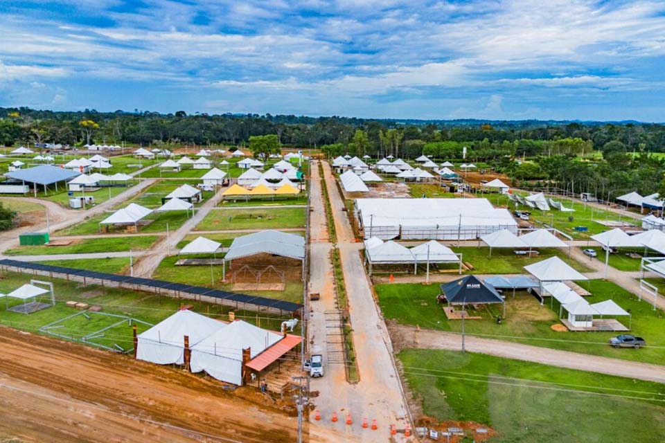 Parque Vandeci Rack recebe nova infraestrutura para a 10ª Rondônia Rural Show Internacional