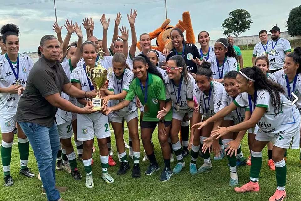 Rondoniense Feminino: Rolim de Moura é campeão no estádio Arcangelo Baptista