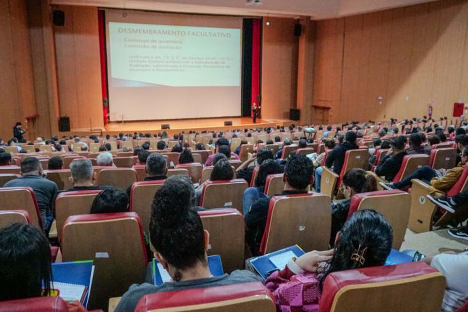 Mais de 600 pessoas participaram do Seminário sobre Gestão Pública Patrimonial, realizado pelo Governo de Rondônia