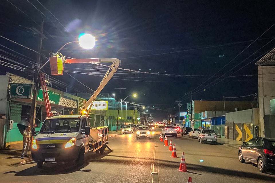 ECONOMIA: Avenida Calama ganha eficiência energética com o Proled