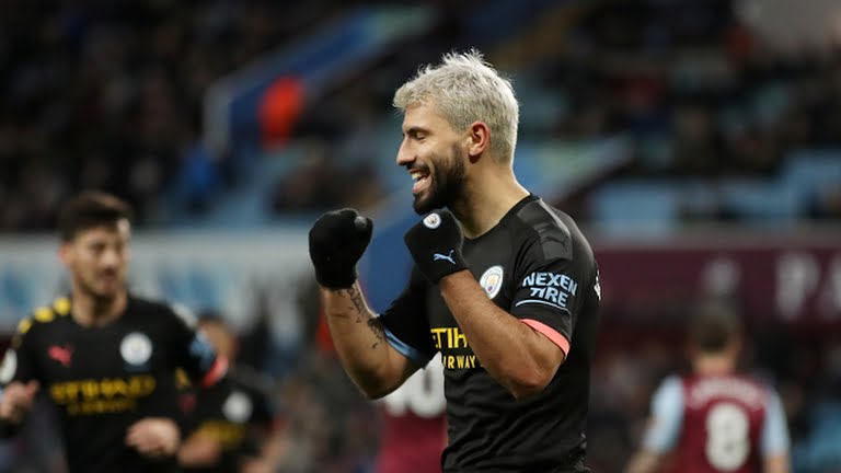 Vídeo - Com hat trick de Agüero e gol de Gabriel Jesus, Manchester City atropela o Aston Villa