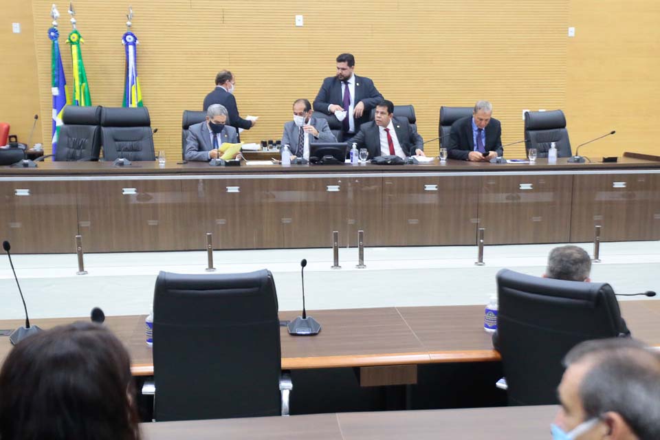 Assembleia Legislativa aprova matérias e R$ 450 milhões em crédito para o Governo do Estado de Rondônia