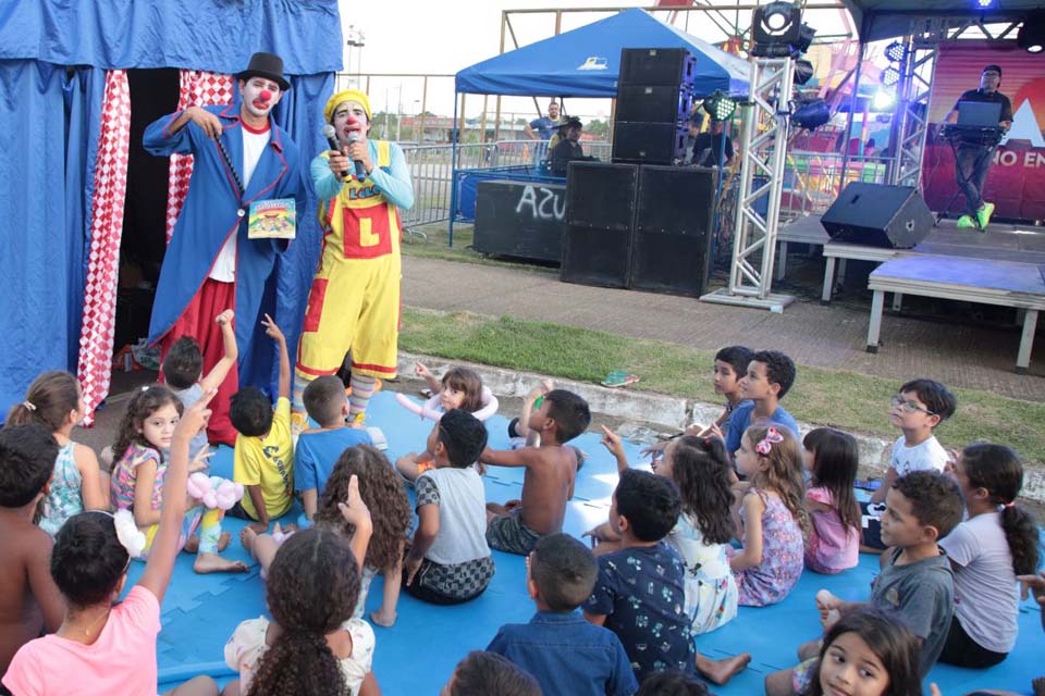 Festa de Dia das Crianças da Prefeitura de Porto Velho começa às 16h na Avenida Santos Dumont