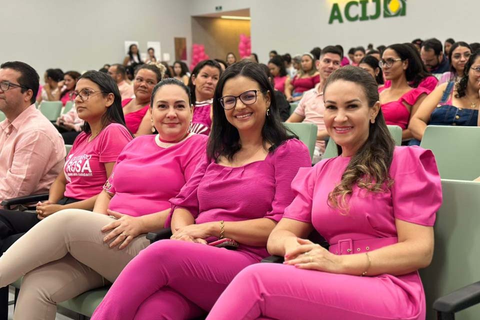 Roda de conversa com profissionais de saúde encerra atividades da Campanha Outubro Rosa em Jaru