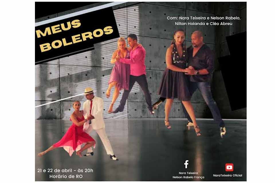 Espetáculo de Dança de Salão com Nelson Rabello e Nara Teixeira nesta sexta-feira (22)