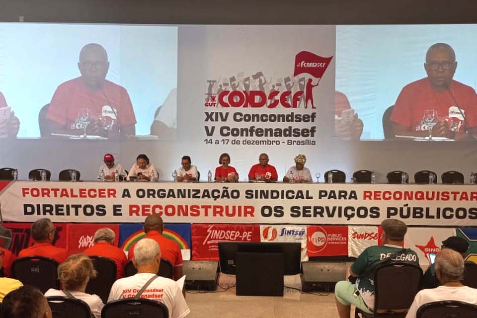 SINDSEF-RO: Segundo dia de congresso inicia com painel de debate sobre conjuntura e desafios da classe trabalhadora