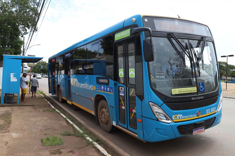 Nove linhas de ônibus têm mudança de horário a partir de terça-feira (7) em Porto Velho