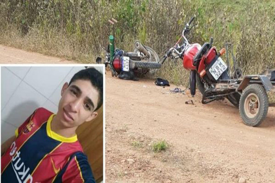 Jovem morre após colisão entre motos na linha 21 em Nova Brasilândia do Oeste