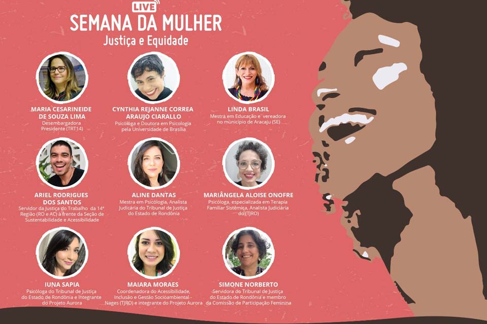 Ecoliga-RO promove “Semana da Mulher: Justiça e Equidade”