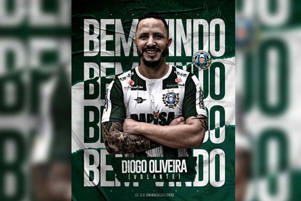 União Cacoalense confirma contratação do volante Diogo Oliveira