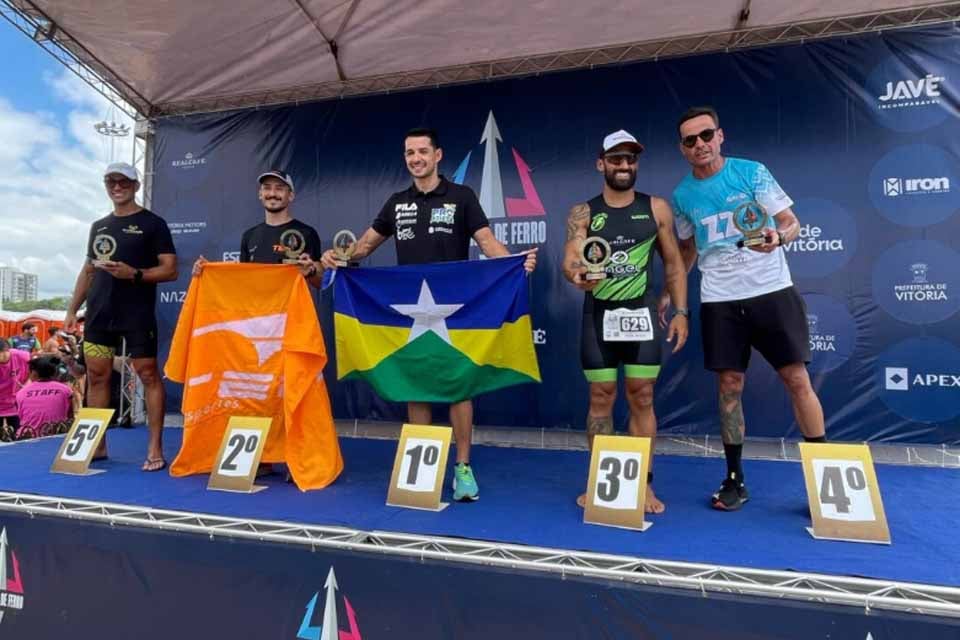 Triatleta rondoniense conquista bicampeonato em competição nacional com suporte do governo de Rondônia