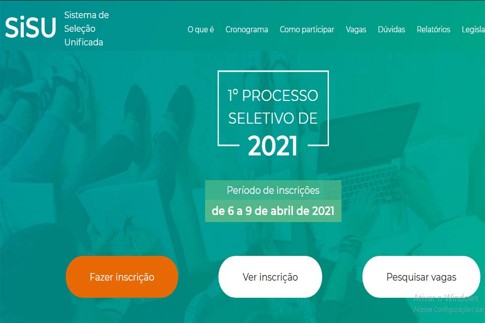 Começam hoje inscrições para o Sistema de Seleção Unificada