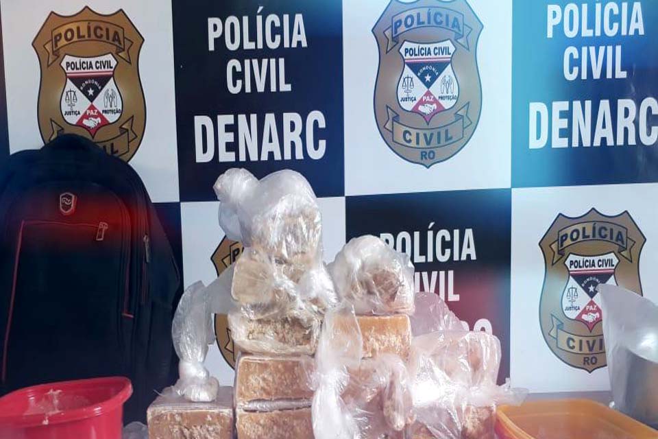 Denarc prende foragido de alta periculosidade com 7 KG de cocaína