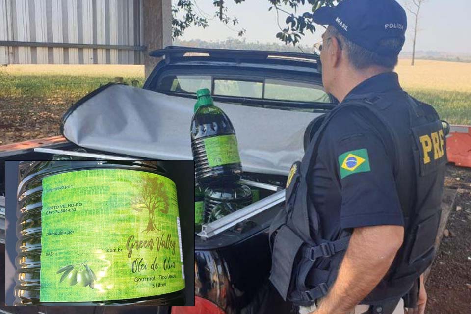 1000 litros de azeite argentino com rótulos falsos de Porto Velho são apreendidos no PR