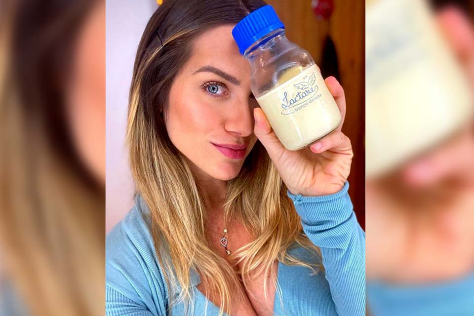 Giovanna Ewbank faz doação de leite materno: “É muito importante para os bebês”