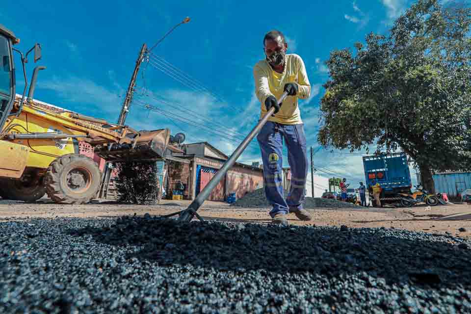 Seis bairros de Porto Velho recebem obras de infraestrutura