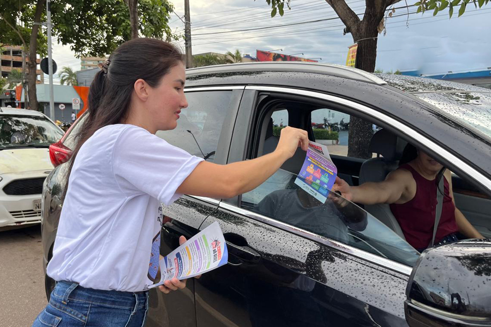 No Dia D de Combate à Dengue, governo de RO promove ações de orientação à população para eliminação de criadouros do mosquito