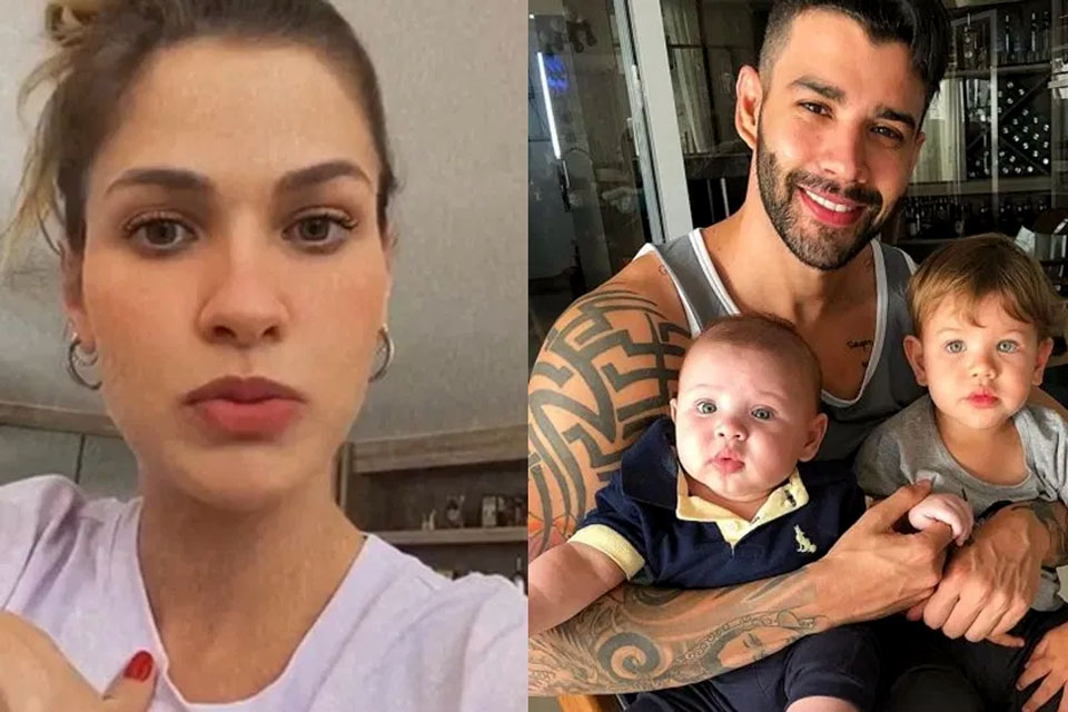 Andressa Suita esclarece relação de Gusttavo Lima com filhos: “Estão vendo o pai”