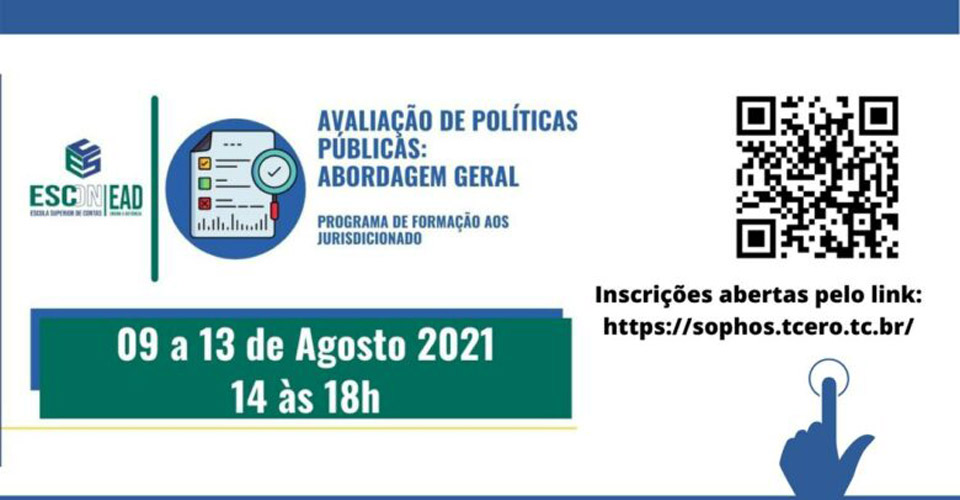 ESCon abre inscrições para o curso on-line “Avaliação de Políticas Públicas: Abordagem Geral”