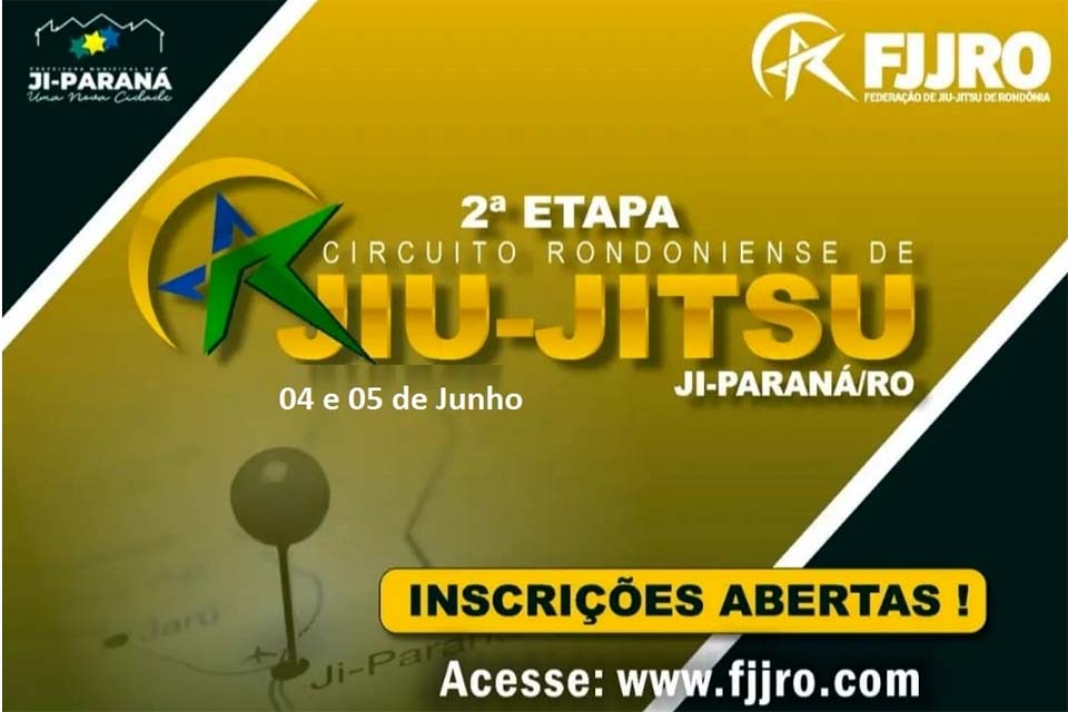 Ji-Paraná recebe nesse fim de semana a 2ª etapa do circuito Rondoniense de Jiu-Jitsu