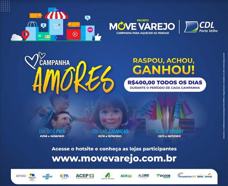 Sebrae apoia campanha Move Varejo da CDL