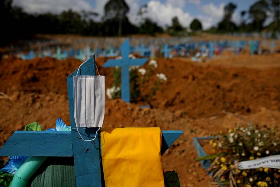 Total de mortes no Brasil em 2020 é 22% maior do que o esperado