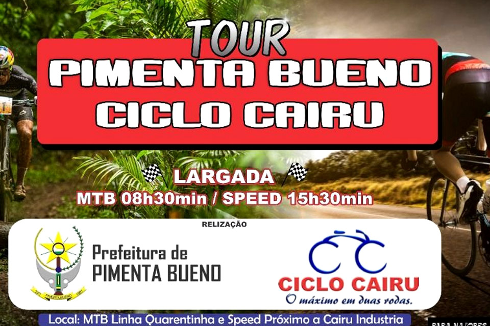 Tour Pimenta Bueno: Prefeitura realiza evento ciclístico em comemoração ao aniversário do município