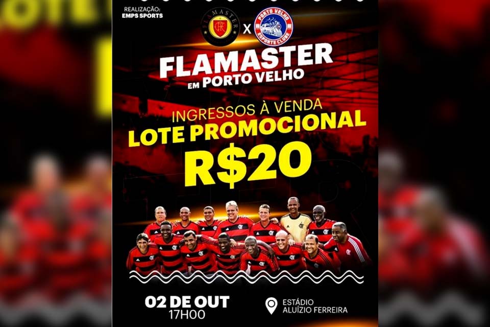 Porto Velho inicia venda de ingressos para jogo contra o Fla Master