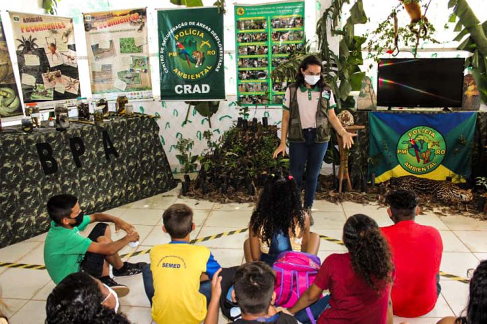 Sedam promove oficina ambiental na Unidade de Conservação Serra dos Três Irmão