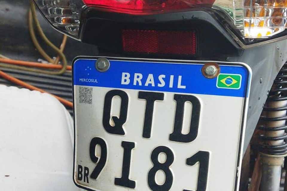 Moto furtada em Cacoal é recuperada pelo BPFRON em Nova Brasilândia