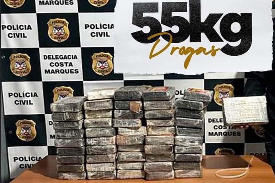  Polícia Civil prende bando com mais de 55kg de cocaína em Rondônia 