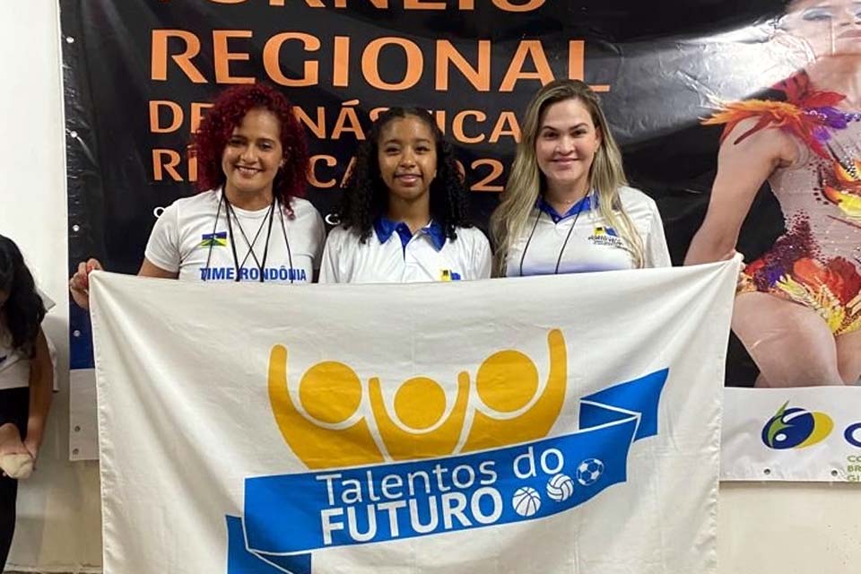 Atleta do Programa Talentos do Futuro disputa Torneio Regional de Ginástica Rítmica no Amazonas